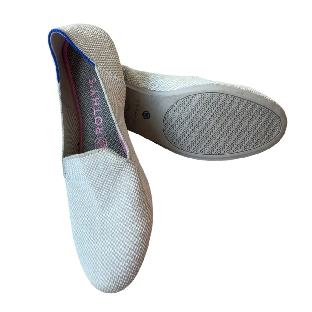 Rothy's Linen Double‎ Stitch Loafers Retired Size 9.5